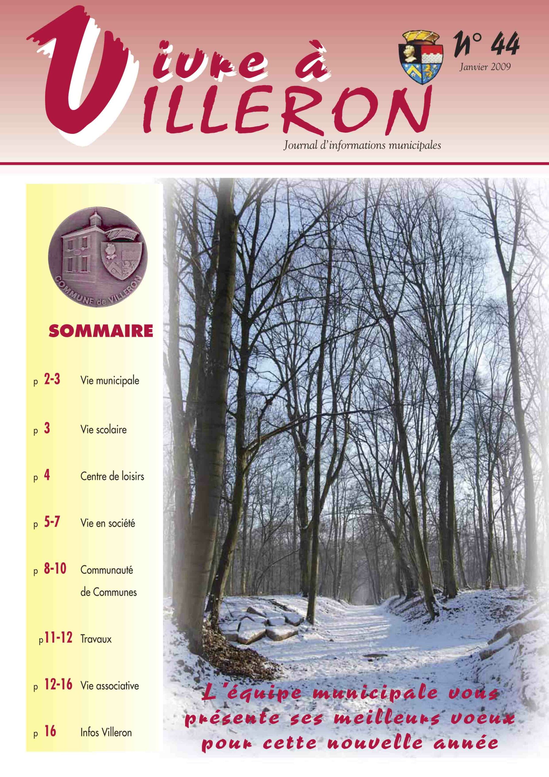 Vivre à Villeron – janvier 2009
