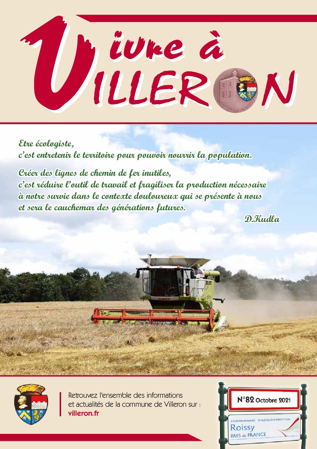 Vivre à Villeron – Octobre 2021